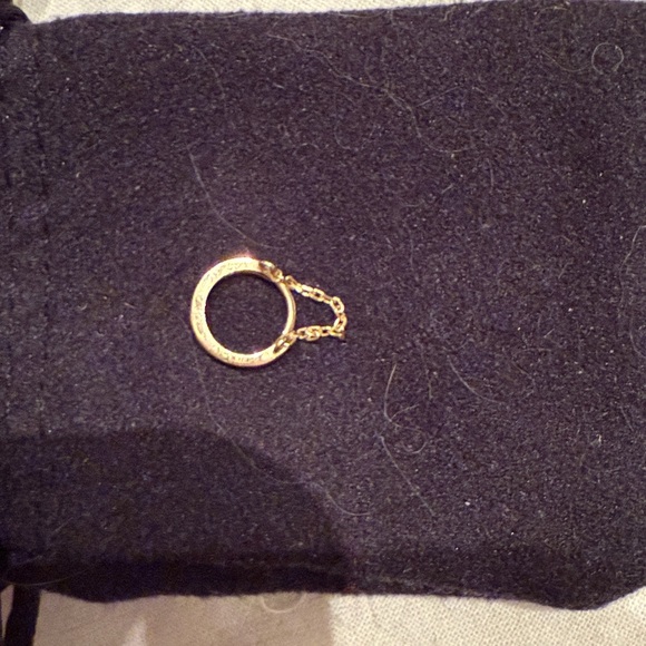 New w: Tags Adina Eden 14K Solid Gold Chain Ear Huggie - Picture 3 of 4